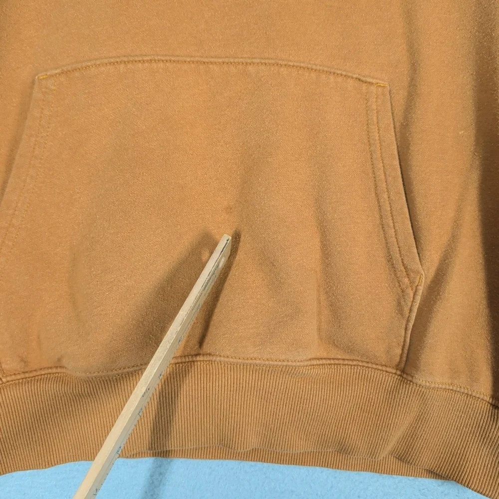 The North Face Hoodie Mens M Orange Never Stop Exploring‎ Pullover Sweatshirt